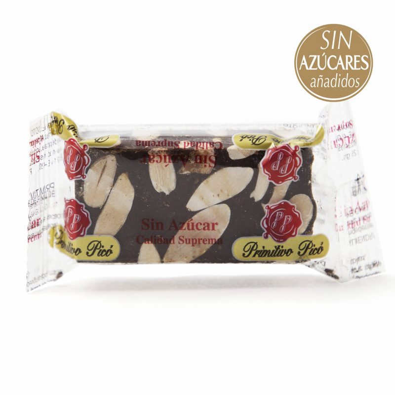 Porciones Turrón Chocolate Almendra sin azúcar - Image 3