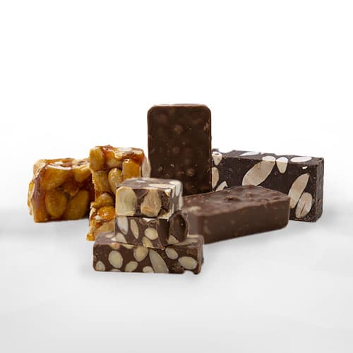 assorted portions of nougat